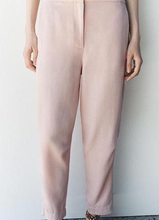 Костюм из смесового льна zara,p. l2 фото