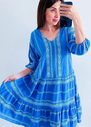 🌺красивое платье 👗 вышиванка ярусное