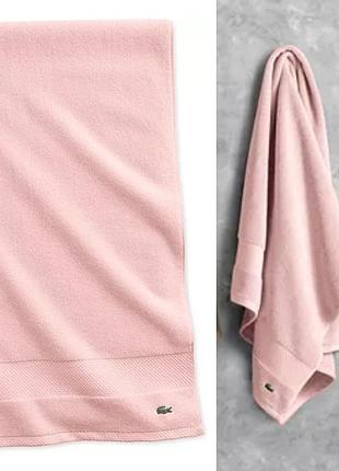 Lacoste банное полотенце lt pink