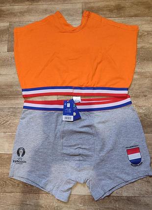 Котоновые трусы-боксеры р. l, xl, 2xl наборами по 2 ед.