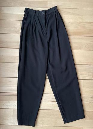 Літні чорні  штани з віскози h&m 32 р