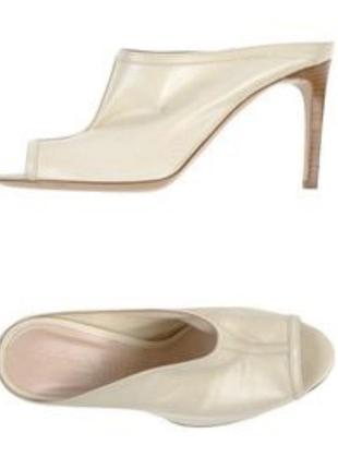 Босоніжки шкіряні сабо fauzian jeunesse