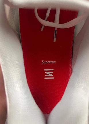 Nike x supreme shox ride 2 white red 8