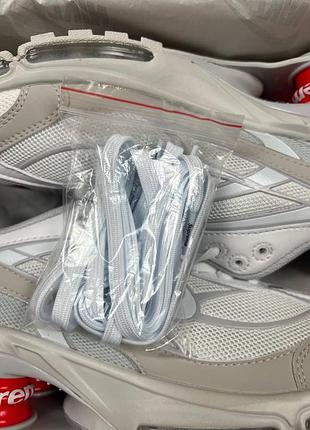 Nike x supreme shox ride 2 white red 6