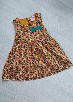 Новое платье-сарафан 1-1,5 лет