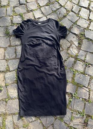 Чона сукня в рубчик shein