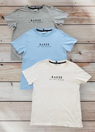 Футболки на мальчика подростка baker by ted baker 100% cotton  3шт