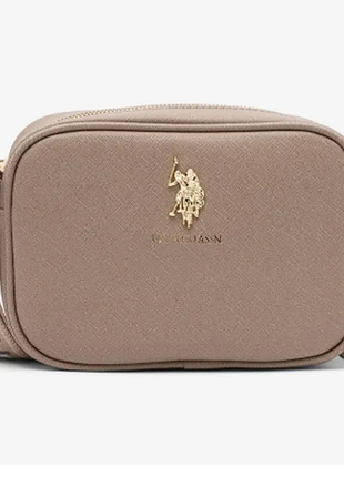 Classic zip crossbody bag сумка-кросбоді u.s. polo assn. колір капучіно