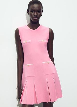 Сукня жіноча рожева zara new