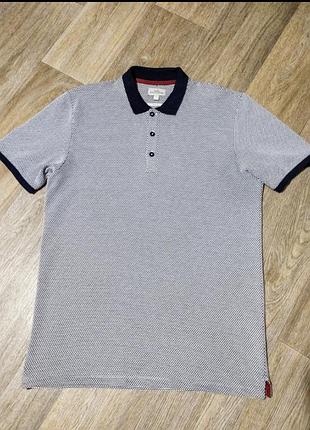 Мужская футболка-поло next slim fit размер м