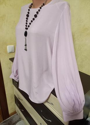 Блуза autograph бузковий колір 55% cupro l-xl