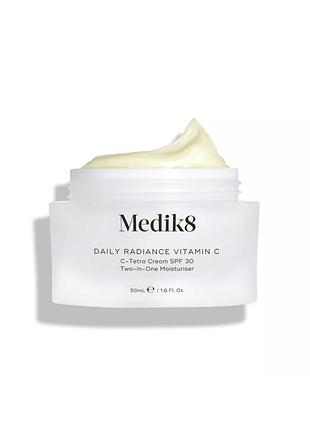 Антиоксидантний крем c-tetra з spf 30 medik8 daily radiance vitamin c 50 ml