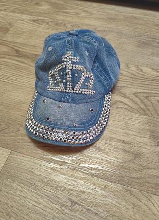 Кепка жіноча джинсова