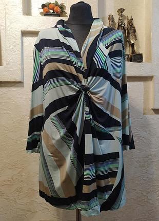 Блузка трикотаж выскоза marina rinaldi