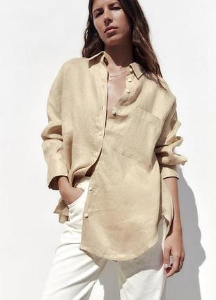 Рубашка из 100% льна