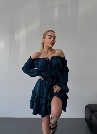 Платье с воланами mv-213.1