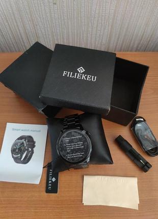 Filiekeu мужской черный android водонепроницаемые сенсорные часы с монитором сна