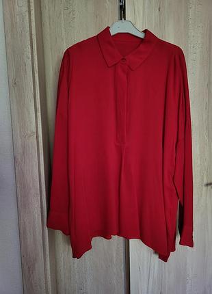 Блуза cos темно червоного кольору в ідеальному стані