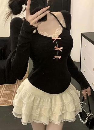 Комплект топ +юбка coquette