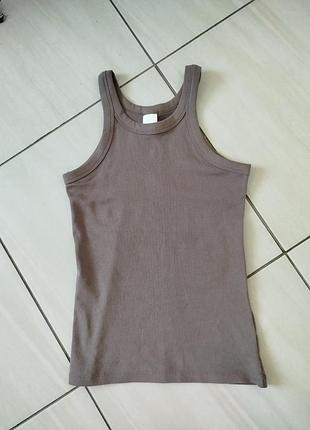 Майка коричнева h&m