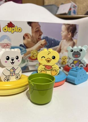 Lego duplo для ванни конструктор для дітей плавучий поезд