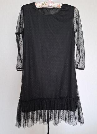 Черное платье 11-14 лет