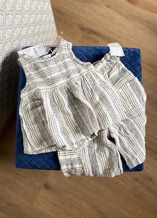 Комплект літній майка та шортики на дівчинку