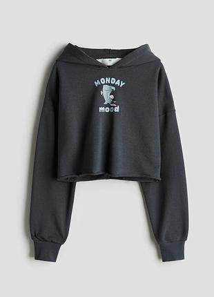 Худі для дівчинки вкорочене h&m