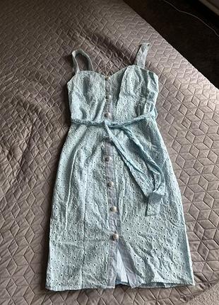 Жіноча сукня блакитного кольору xs-s