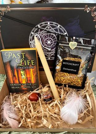 Набір з колодою оракулів past life