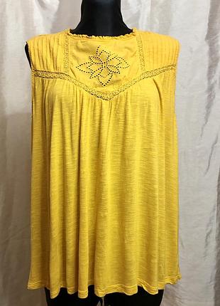 Горчичная блуза