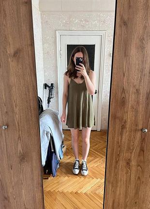Летнее легкое платье pull & bear