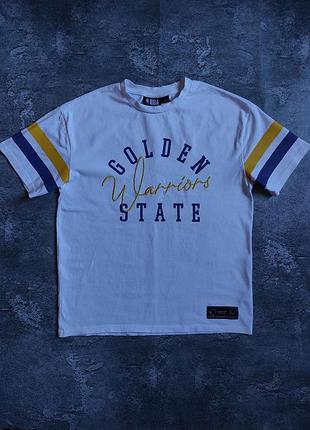 Футболка nba golden state warriors оригінал. розмір s по факту l-xl