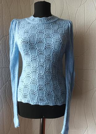 Светр манго плетений блакитний розмір xs турція