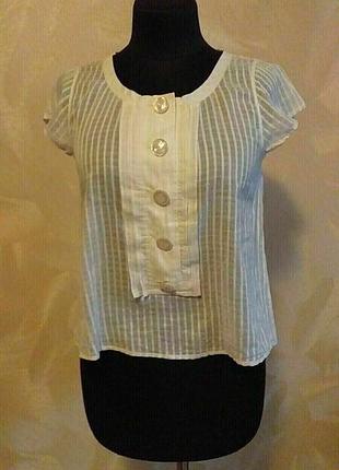 Penguin блузка з тонкої легкої бавовни з великими ґудзиками