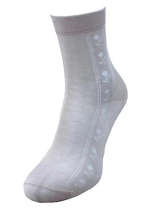 Набор бамбуковые женские носки 5 пар 36-41 однотонные летние высокие2 фото