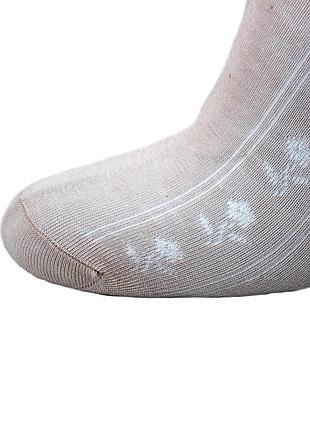 Набор бамбуковые женские носки 5 пар 36-41 однотонные летние высокие5 фото