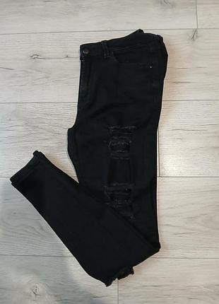 Джинсы черные