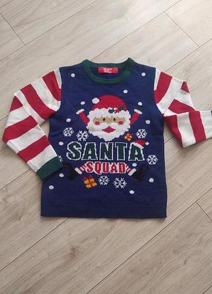 Кофта новогодняя 10-11 лет