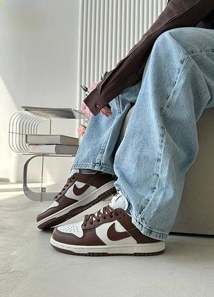Жіночі кросівки nike dunk brown