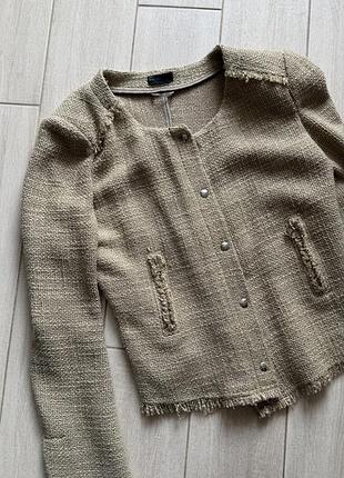 Кофта жакет піджак в стилі шанель фірмова benetton