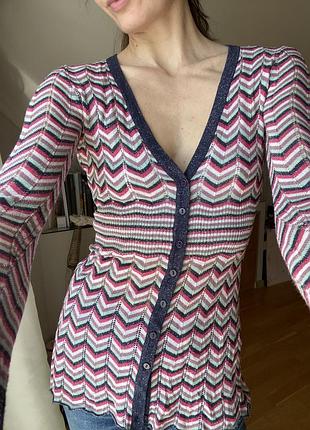 Кофта-кардиган з люрексом