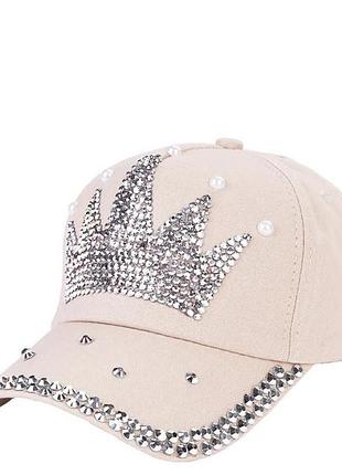 Бейсболка зі стразами