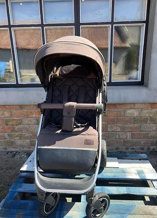 Прогулянкова коляска сіра carrello bravo rcb-5512 повний комплект