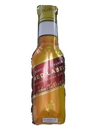 Фольгована кулька фігура "red label"  91х35 см.
