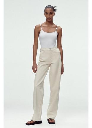 Джинси zara білі