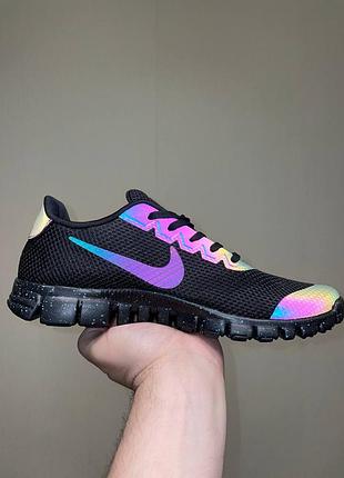 Nike free 3.0 v3 black iridescence