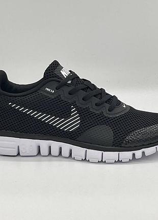 Nike free 3.0 v3 black white 9