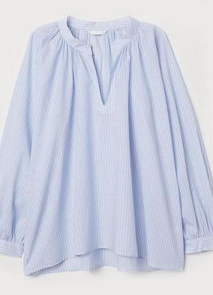 Сорочка блуза бавовняна h&m