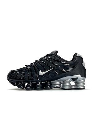 Nike shox tl black silver